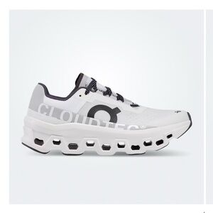 On Cloudtec White and Black Sneakers